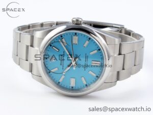 Rolex Oyster Perpetual 124300 41mm VSF 1:1 Best Edition 904L Steel Tiffany Blue Dial VS3235 - Image 5