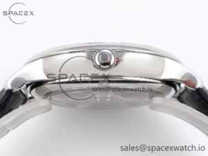 Omega De Ville Date SS MKF 1:1 Best Edition Grey Dial Roman Marker on Black Leather Strap A8800 - Image 13