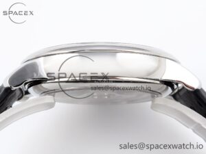 Omega De Ville Date SS MKF 1:1 Best Edition Grey Dial Roman Marker on Black Leather Strap A8800 - Image 12