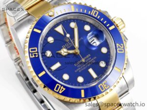 Rolex Submariner 116613 LB Blue Ceramic Clean 1:1 Best Edition 904L SS Case and Bracelet VR3135 - Image 3