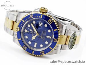 Rolex Submariner 116613 LB Blue Ceramic Clean 1:1 Best Edition 904L SS Case and Bracelet VR3135 - Image 5