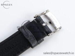 Omega De Ville Date SS MKF 1:1 Best Edition Grey Dial Roman Marker on Black Leather Strap A8800 - Image 25