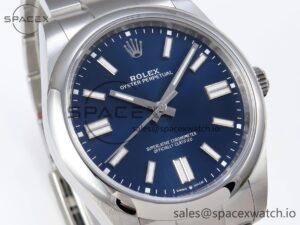 Rolex Oyster Perpetual 124300 41mm VSF 1:1 Best Edition 904L Steel Blue Dial VS3235 - Image 3