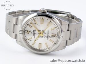 Rolex Oyster Perpetual 124300 41mm VSF 1:1 Best Edition 904L Steel Silver Dial VS3235 - Image 5