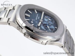 PATEK PHILIPPE NAUTILUS 5712 SS VSV 1:1 BEST EDITION BLUE DIAL ON SS BRACELET A240 SUPER CLONE V2 - Image 8