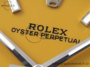 Rolex Oyster Perpetual 124300 41mm VSF 1:1 Best Edition 904L Steel Yellow Dial VS3235 - Image 9