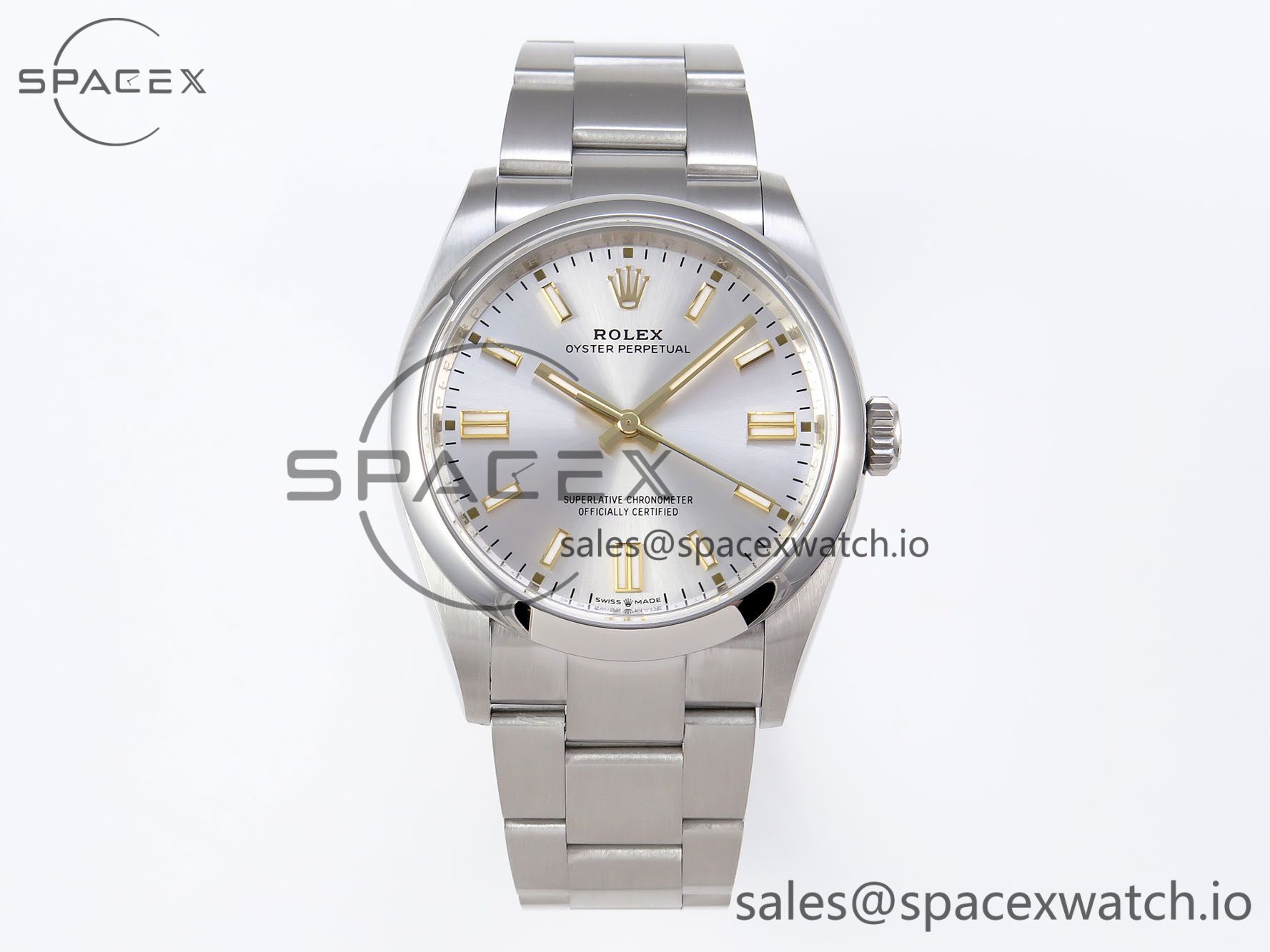 IMG_0552 Rolex Oyster Perpetual 126000 36mm VSF 1:1 Best Edition 904L Steel Silver Dial VS3235 - Image 1