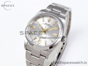 Rolex Oyster Perpetual 126000 36mm VSF 1:1 Best Edition 904L Steel Silver Dial VS3235 - Image 4
