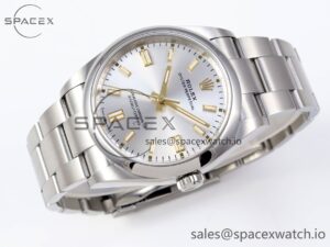 Rolex Oyster Perpetual 126000 36mm VSF 1:1 Best Edition 904L Steel Silver Dial VS3235 - Image 6