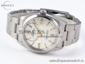 Rolex Oyster Perpetual 126000 36mm VSF 1:1 Best Edition 904L Steel Silver Dial VS3235 - Image 5