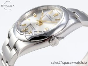 Rolex Oyster Perpetual 126000 36mm VSF 1:1 Best Edition 904L Steel Silver Dial VS3235 - Image 7