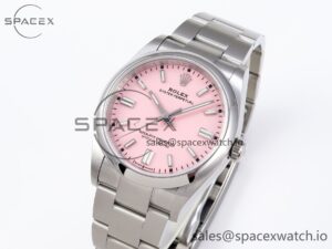 Rolex Oyster Perpetual 126000 36mm VSF 1:1 Best Edition 904L Steel Pink Dial VS3235 - Image 4