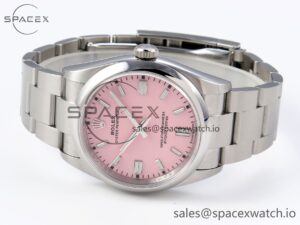 Rolex Oyster Perpetual 126000 36mm VSF 1:1 Best Edition 904L Steel Pink Dial VS3235 - Image 6