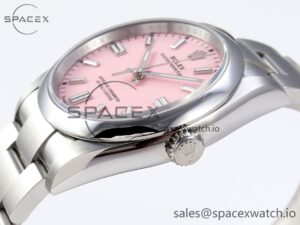 Rolex Oyster Perpetual 126000 36mm VSF 1:1 Best Edition 904L Steel Pink Dial VS3235 - Image 7