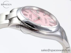 Rolex Oyster Perpetual 126000 36mm VSF 1:1 Best Edition 904L Steel Pink Dial VS3235 - Image 8