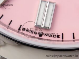 Rolex Oyster Perpetual 126000 36mm VSF 1:1 Best Edition 904L Steel Pink Dial VS3235 - Image 11