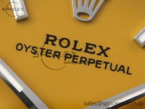 Rolex Oyster Perpetual 126000 36mm VSF 1:1 Best Edition 904L Steel Yellow Dial VS3235 - Image 9