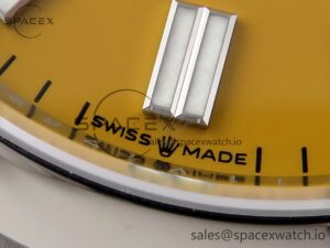 Rolex Oyster Perpetual 126000 36mm VSF 1:1 Best Edition 904L Steel Yellow Dial VS3235 - Image 11