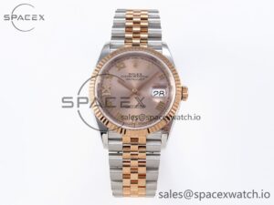 Rolex DateJust 36 SS/RG 126231 VSF 1:1 Best Edition 904L Steel RG Dial on Jubilee Bracelet VS3235