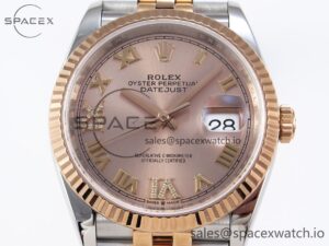 Rolex DateJust 36 SS/RG 126231 VSF 1:1 Best Edition 904L Steel RG Dial on Jubilee Bracelet VS3235 - Image 2