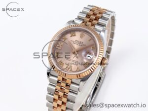 Rolex DateJust 36 SS/RG 126231 VSF 1:1 Best Edition 904L Steel RG Dial on Jubilee Bracelet VS3235 - Image 4