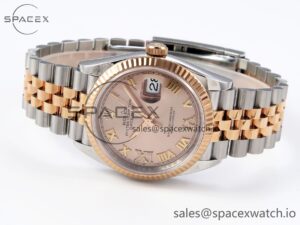Rolex DateJust 36 SS/RG 126231 VSF 1:1 Best Edition 904L Steel RG Dial on Jubilee Bracelet VS3235 - Image 5