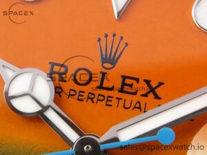 Rolex Submariner DIW Sandblasted VSF 1:1 Best Edition Orange Ceramic Bezel Orange/Black Dial on SS Bracelet VS3135 - Image 9