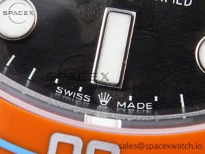 Rolex Submariner DIW Sandblasted VSF 1:1 Best Edition Orange Ceramic Bezel Orange/Black Dial on SS Bracelet VS3135 - Image 12