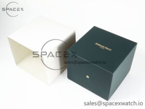 AUDEMARS PIGUET NEW GREEN WOODEN WATCH BOX AND PAPERS IMPORTANT NOTE - Image 10