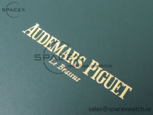 AUDEMARS PIGUET NEW GREEN WOODEN WATCH BOX AND PAPERS IMPORTANT NOTE - Image 7