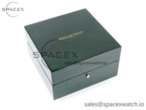 AUDEMARS PIGUET NEW GREEN WOODEN WATCH BOX AND PAPERS IMPORTANT NOTE - Image 11