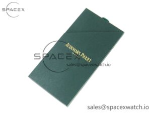 AUDEMARS PIGUET NEW GREEN WOODEN WATCH BOX AND PAPERS IMPORTANT NOTE - Image 14