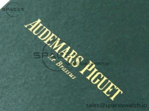 AUDEMARS PIGUET NEW GREEN WOODEN WATCH BOX AND PAPERS IMPORTANT NOTE - Image 15