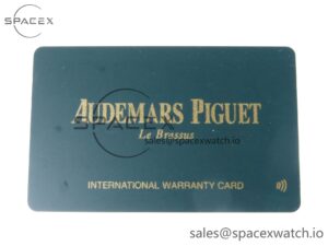 AUDEMARS PIGUET NEW GREEN WOODEN WATCH BOX AND PAPERS IMPORTANT NOTE - Image 16