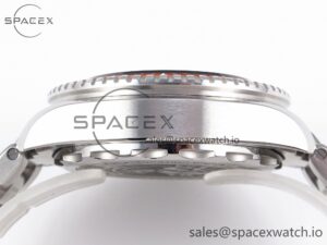 Omega Seamaster 6000M Ultra Deep SS VSF 1:1 Best Edition Brown Dial Orange Bezel on SS Bracelet A8912 Super Clone - Image 12