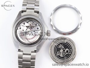 Omega Seamaster 6000M Ultra Deep SS VSF 1:1 Best Edition Brown Dial Orange Bezel on SS Bracelet A8912 Super Clone - Image 16
