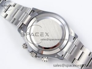 Rolex Daytona 116506 QF 1:1 Best Edition Ice Blue Dial Crystal Markers on SS Bracelet SH4130 V3 (Gain Weight) - Image 17