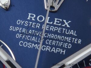 Rolex Daytona 116509 QF 1:1 Best Edition Blue Dial on SS Bracelet SH4130 V3 (Gain Weight) - Image 9