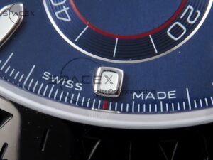 Rolex Daytona 116509 QF 1:1 Best Edition Blue Dial on SS Bracelet SH4130 V3 (Gain Weight) - Image 12