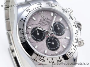Rolex Daytona 116509 QF 1:1 Best Edition Gray Dial on SS Bracelet SH4130 V3 (Gain Weight) - Image 3