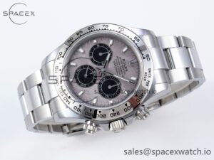 Rolex Daytona 116509 QF 1:1 Best Edition Gray Dial on SS Bracelet SH4130 V3 (Gain Weight) - Image 6