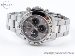 Rolex Daytona 116509 QF 1:1 Best Edition Gray Dial on SS Bracelet SH4130 V3 (Gain Weight) - Image 5