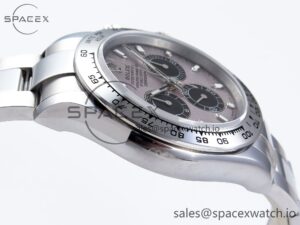 Rolex Daytona 116509 QF 1:1 Best Edition Gray Dial on SS Bracelet SH4130 V3 (Gain Weight) - Image 8