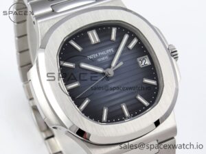 Patek Philippe Nautilus 5711/1A PPF 1:1 Best Edition Blue Textured Dial on SS Bracelet 324CS V4 - Image 3