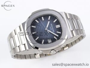 Patek Philippe Nautilus 5711/1A PPF 1:1 Best Edition Blue Textured Dial on SS Bracelet 324CS V4 - Image 6
