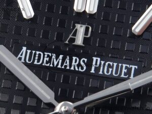 Audermars Piguet Royal Oak 41mm 15400 SS APSF 1:1 Best Edition Black Textured Dial on Black Rubber Strap SA3120 Super Clone V3 - Image 9