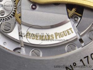 Audermars Piguet Royal Oak 41mm 15400 SS APSF 1:1 Best Edition Gray Textured Dial on Black Rubber Strap SA3120 Super Clone V3 - Image 20