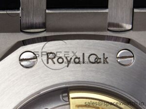 Audermars Piguet Royal Oak 41mm 15400 SS APSF 1:1 Best Edition Gray Textured Dial on Black Rubber Strap SA3120 Super Clone V3 - Image 21