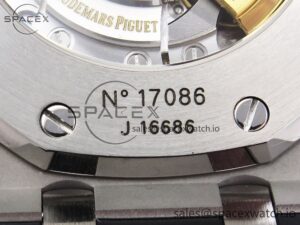 Audermars Piguet Royal Oak 41mm 15400 SS APSF 1:1 Best Edition Blue Textured Dial on Black Rubber Strap SA3120 Super Clone V3 - Image 22
