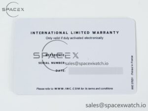 IWC BLACK LEATHER TRAVEL BOX IMPORTANT NOTE - Image 9